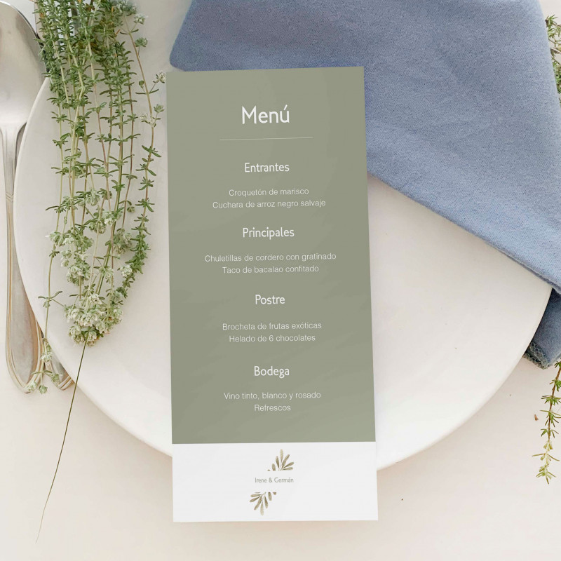 Minuta boda Nimes