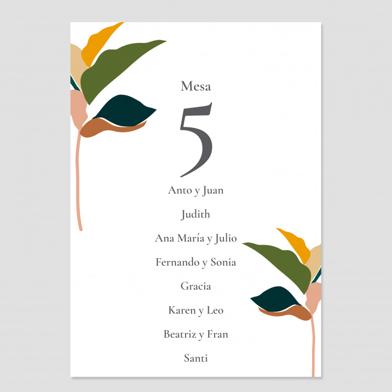 Seating Plan Formentera