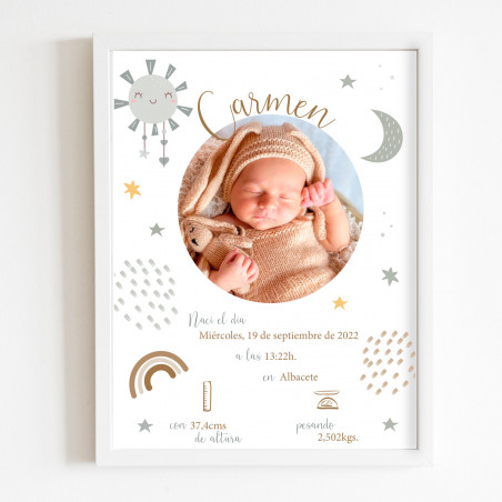 Cuadro de nacimiento Dulces Sueños