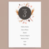Seating Plan Boho