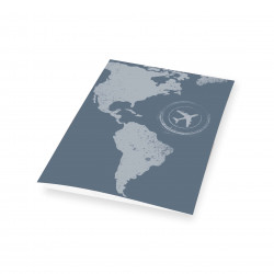 Invitación de boda Pasaporte Azul