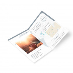 Invitación de boda Pasaporte Azul