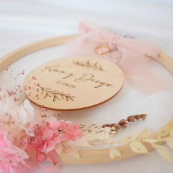 Porta alianzas boda Aitana