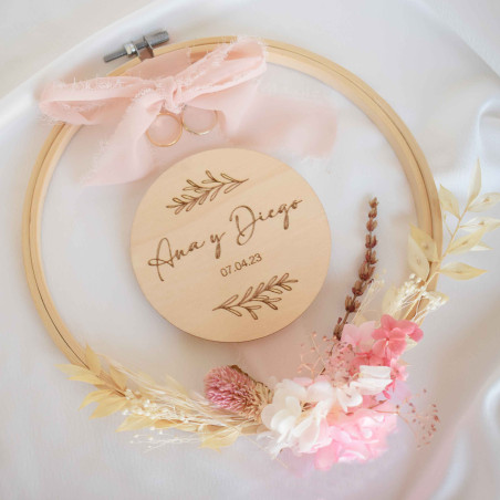 Porta alianzas boda Aitana