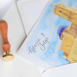 Invitación de boda Personalizada Ciudad