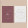 Invitación de boda Camile