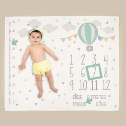 Manta cumplemeses Globo