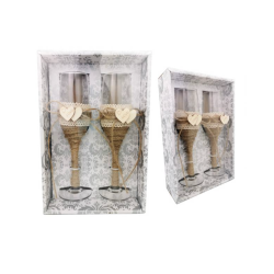 Copas para el brindis de los novios boda