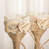 Copas para el brindis de los novios boda