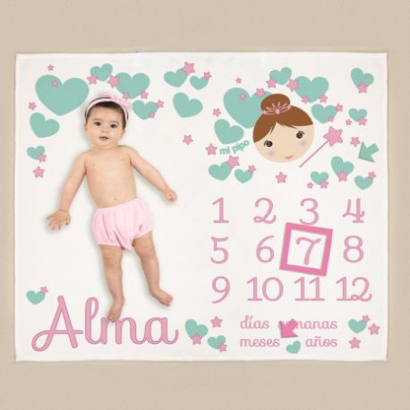 Manta cumplemes Princesa Mágica