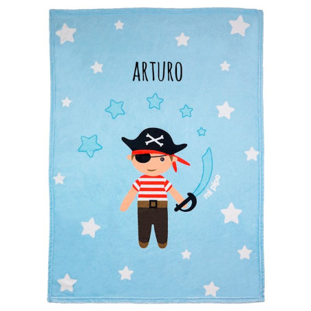 Manta personalizada Pirata