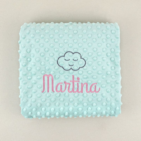 Manta personalizada para bebé Nube