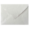 Sobre Artesano Blanco con Algas C5 para Invitaciones A5 (162x229mm)