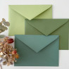 Sobre Gofrado Verde Musgo C5 para Invitaciones A5 (162x229mm)