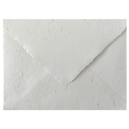 Sobre Artesano Blanco con Briznas Naturales C5 para Invitaciones A5 (162x229mm)