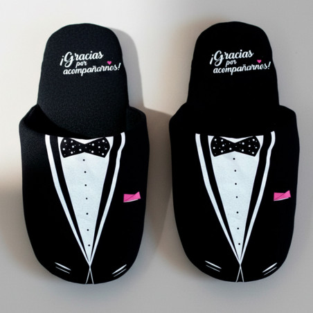Zapatillas para invitados Novio