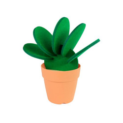 Lote 50 Sets Posavasos de Fieltro Cactus con Maceta