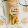 Medalla de Madera Personalizada para Ramo de Novia
