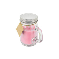 Lote 24 Velas Aromáticas en Jarra de Cristal con Tapa Metalica Surtidas