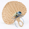 Pai Pai Hoja de Palma con Flor Azul