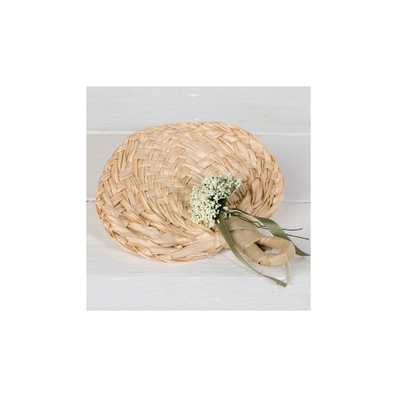 Pai Pai de Hoja de Palma con Flores y lazo