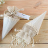 Conos para arroz y pétalos Elegance (12 uds.)