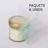 Vela de Jazmín con Adorno en Tul (6 unds)