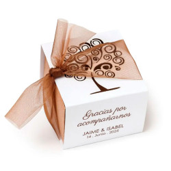 Caja Árbol de la Vida con Bombones Personalizada